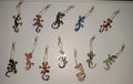 Porte-Clés Strass Gecko Lézard – Multicolore (au choix)