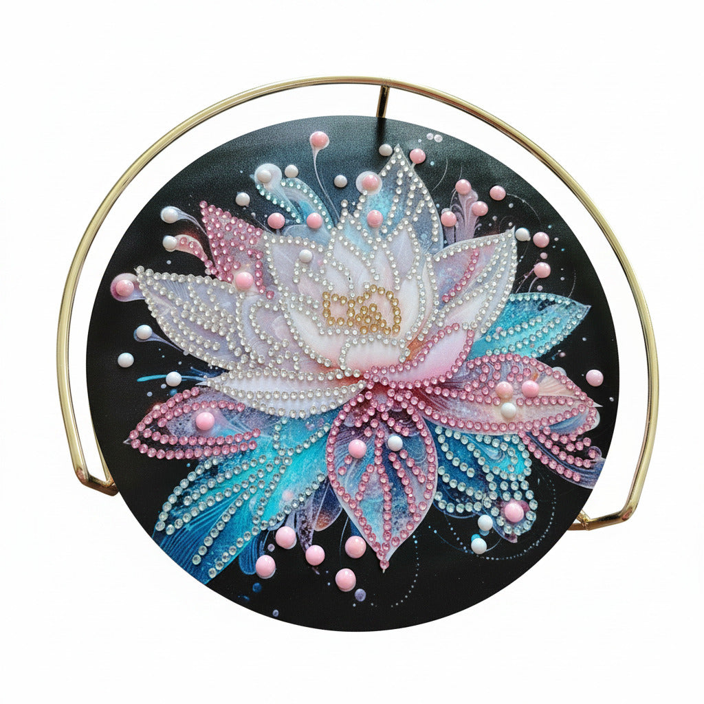Plateau décoratif strass cristal