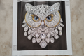 HIBOU DIAMANTS BLANCS