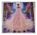 BELLE ROBE ROSE ET CRÈME