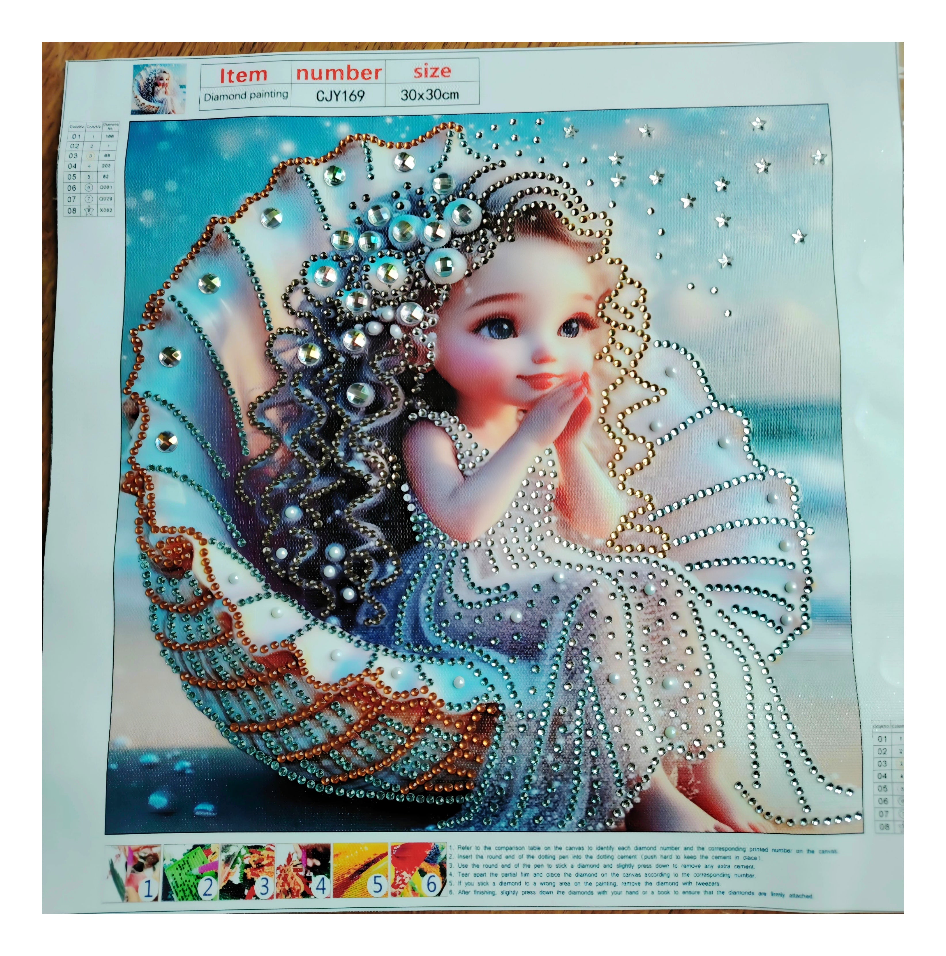 PETITE FILLE DANS COQUILLE
